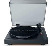 Muse Platine vinyle MT-105 B – USB, adaptateur 45 tours, bras en métal – Noir