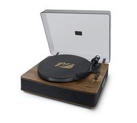 Muse Platine vinyle MT-107 BTO 33/45 trs Bluetooth USB Finition noir et bois Enceintes stéréo 2x5W