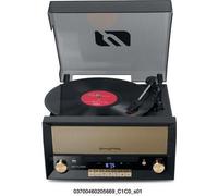 Muse mt-110 b noir Microchaîne avec platine vinyle stéréo / CD / radio fm