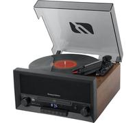 Muse Micro-système MT-112MB – Platine vinyle, CD, Bluetooth, 3 vitesses, 20 W