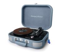 Muse MT-201 BVB Platine Vinyle Stéréo Bleue Valise 33/45/78 Tours Bluetooth USB RCA + clé USB 32 gigas