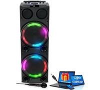 Muse M-1982 DJ Sono Party Box Sono 600W - Entrées AUX/Micro/Guitare - USB/Bluetooth +Câble PC ORDI Smartphone, Soirée Fête