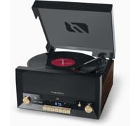 Muse Chaîne Hi-Fi MT-112W - CD/FM/USB/AUX, platine vinyle 33/45/78, 20W vintage