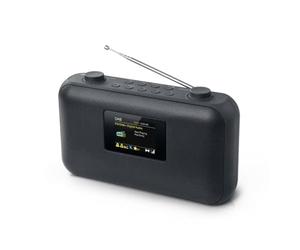 Muse Radio, Dab + FM PLL, écran LCD TFT, Horloge MUSE - (M-118 DB), Double Alarme, répétition, Mode Veille s, Fonction diaporama, Gris foncé