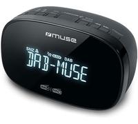 Radio-réveil double alarme noir Muse m150cdb Noir G