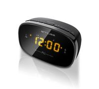 muse radio-réveil double alarme noir m150cr