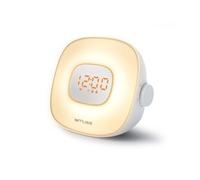 Muse ML-198 Cr Blanc Radio-réveil bibliothèque