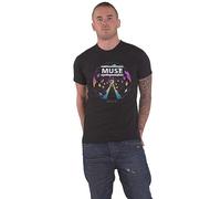 Muse T Shirt Resistance Moon Band Logo Nouveau Officiel Homme Noir Size M