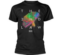 Muse - "The 2nd Law" T-shirt Homme/Femme Unie PH1231 (XXL) (Noir)