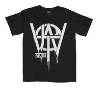 Muse Will Of The People Stencil Autorisé T-shirt Hommes