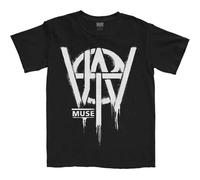 Muse Will of The People Stencil Officiel T-Shirt Hommes Unisexe