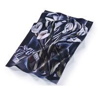 Musearta BT-TL-AR-V424362 Serviette de Plage Mixte Motif Tamara de Lempicka Arum Coton 108 x 180 cm