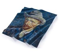 Musearta BT-VG-SH-V424391 Serviette de Plage Unisexe avec Motif Self-Portrait avec Motif Felt Grey Felt Hat de L'Artiste Vincent Van Gogh en Coton 120 x 150 cm
