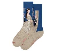 MuseARTa Chaussettes en coton avec la peinture de l'impératrice Elisabeth d'Autriche de l'artiste Franz Xaver Winterhalter dans la taille 36-40, FW-KE-06-36-40, bleu, 38-42