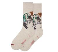 MuseARTa Egon Schiele Chaussettes, Beige, 42-48 Mixte