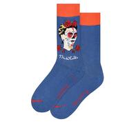 MuseARTa Frida Kahlo Chaussettes, Bleu, 38-42 Mixte