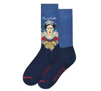 MuseARTa Frida Kahlo Chaussettes, Bleu, 42-48 Mixte