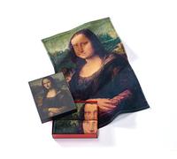 Musearta GT2-LV-ML-V433106 Lot de 2 Serviettes d'invité Unisexes avec Motif Mona Lisa de L'Artiste Leonardo da Vinci, en Coton 40 x 60 cm, GT2-LV-ML-V433106