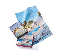 Musearta GT2-SD-DF-V433110 Lot de 2 Serviettes d'invité Unisexes avec Motif Dream Caused by The Flight of a Bee de L'Artiste Salvador Dalí en Coton 40 x 60 cm