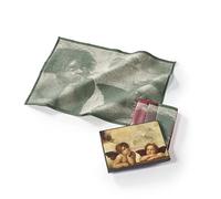 Musearta TT-RS-AM-10-V424205 Lot de 3 torchons Unisexes avec Motif Angels of Sistine Madonna de L'Artiste Raphael Sanzio en Coton 50 x 70 cm