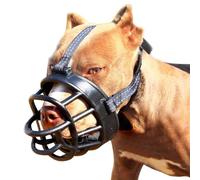 Museau de Chien-Museau de Panier Souple pour Chiens Ajustement sûr et Confortable, Mieux prévenir Les morsures, mâcher et aboyer Museau (Size 5)