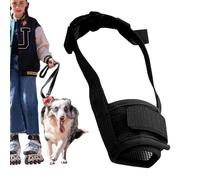 Museau pour chien à museau court - Muselière pour chien réglable et respirant en tissu doux, idéal pour chiens de petite et moyenne taille | Muselière en maille anti-morsure pour toilettage, marche