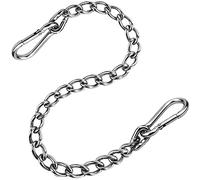 MUSEDAY Chaîne avec Deux Mousquetons 66cm Chaine Hamac Chaîne D'Extension Chaises Suspendues en Acier Inoxydable pour Sac de Frappe Yoga Balançoire Hamacs Charge Maximale 300Kg