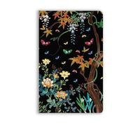 Musée Ashmolean : Coffret cloisonné avec fleurs et papillons (Soft Touch Journal)