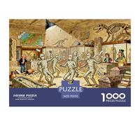 Musée d'archéologie Puzzle en Bois Imperméable DIY Puzzles De 1000 Pièces pour Adultes Cadeaux Impossible Jeux De Stimulants