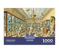 Musée d'archéologie Puzzle en Bois Imperméable DIY Puzzles De 1000 Pièces pour Adultes Défi Et Casse-tête De Décoration pour La Maison