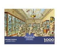 Musée d'archéologie Puzzle en Bois Imperméable Puzzles De 1000 Pièces pour Adultes Défi Et Casse-tête Jeux Éducatifs