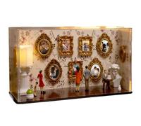 Musée de Nous - Boîte Artisanale Miniature Avec 5 Figurines - DIY Du Musée De Nous,pour Maison Voyage Mur Bureau Souvenirs Maman Idée Cadeau Décoration Chambre Salon Étagère Coin Détente Entrée