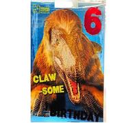 Musée d'Histoire Naturelle - Carte de voeux "Claw Some", 6e anniversaire - Carton SG33777 (Taille unique) (Coloré)