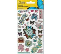Musée d'Histoire Naturelle - Papillons - Autocollants - Film SG28217 (taille unique) (Coloré)