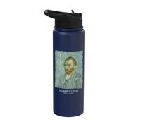 Musée d'Orsay Vincent van Gogh Autoportrait 1889 Stainless Steel Insulated Water Bottle