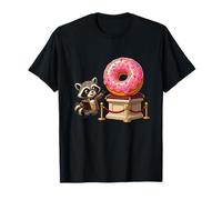 Musée du Donut Rose givré pour Raton Laveur T-Shirt