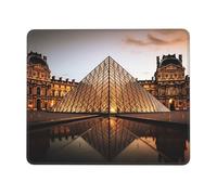 Musée du Louvre À Paris Tapis De Souris Gaming Petit Mousepad Portable Mouse Pad pour Bureau Travail Voyage 25X30Cm