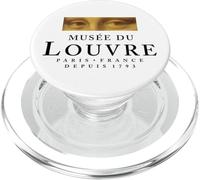 Musée du Louvre Paris France Depuis 1793 Mona Lisa Eyes PopSockets PopGrip pour MagSafe