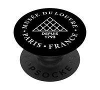 Musée du Louvre Paris France Depuis 1793 Rond PopSockets PopGrip Adhésif