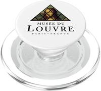 Musée du Louvre Paris France La Joconde intérieure de la Pyramide PopSockets PopGrip pour MagSafe