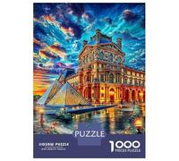 Musée du Louvre Puzzle 1000 Pièces Difficile-Jeu De Réflexion pour Adultes Et Enfants (14+),Jeu De Défi Intellectuel 52x38cm/1000pcs
