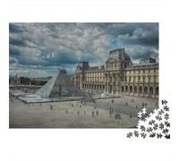 Musée du Louvre Puzzle Adulte 1000 Teile Galerie d'art Éducatif Challenge Toy Artisanat Cadeau Famille Décoration Intérieure pour Adultes Et Enfants À Partir De 14 Ans 1000pcs (75x50cm)