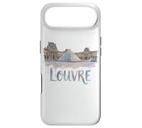 Musée du Louvre Pyramide Aquarelle Extérieur Paris France Coque pour iPhone Air