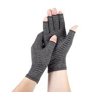 MUSEFITER Les gants d'arthrite compriment les doigts sans les doigts pour l'arthrite, les rhumatoïdes, le gonflement des articulations, l'arthrose, les douleurs au poignet, le soutien quotidien