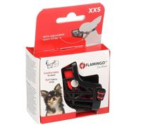 Flamingo Muselière Silas Xxs Noir pour Chien 19cm 27-34cm