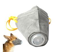 Muselière à air pour chien, filtre à air pour chien - 3 x Muselière réglable pour chien pour le feu | Couvertures de protection de la bouche, protecteur de filtre à air respirant réutilisable pour