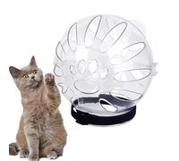 Muselière À Bulles Respirante pour Chats - Cagoule Spatiale Réglable Transparente Anti-Morsure | Casque De Chat avec Housse De Conception Multifonctionnelle, Casque De Chat pour Le Toilettage