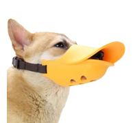 Muselière à de canard pour chien, muselière réglable anti-appel pour animaux de compagnie, en silicone souple, protège-bouche à de canard pour petits, moyens et grands
