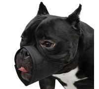 Muselière à museau Court pour Chien de Petite, Moyenne et Grande Taille, muselière pour Chihuahua, Shih tzu, Bouledogue américain, Pitbull pour Le toilettage, la Marche, protège-Dents Oxford Durable,