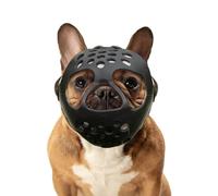 Muselière à Museau pour Chien Muselière Professionnelle Anti-Morsure Et Anti-aboiement Réglable pour Chiens De Nombreux âges Marcher Et Boire (L,Noir)